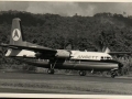 F27 taking off Madang