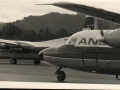 F27 taxiing past TAA F27 close Madang