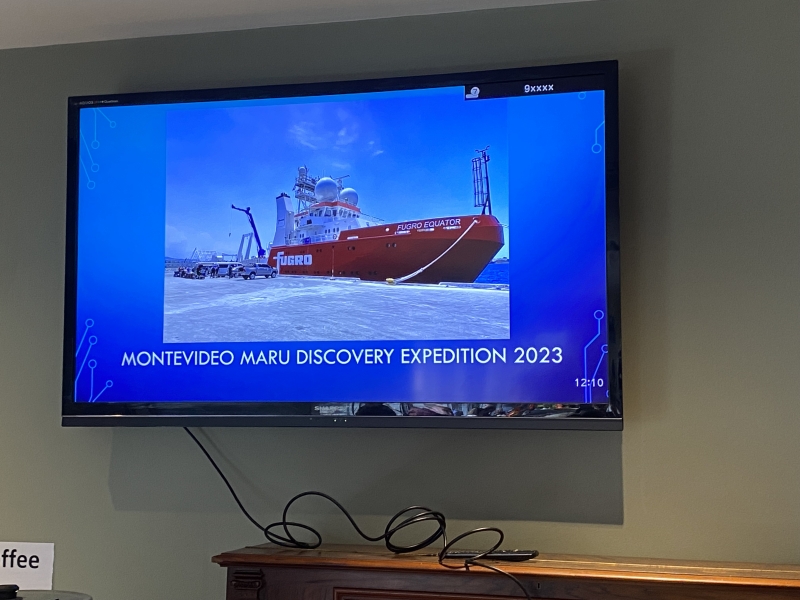 Montevideo Maru Discovery Expedition 2023 - ship