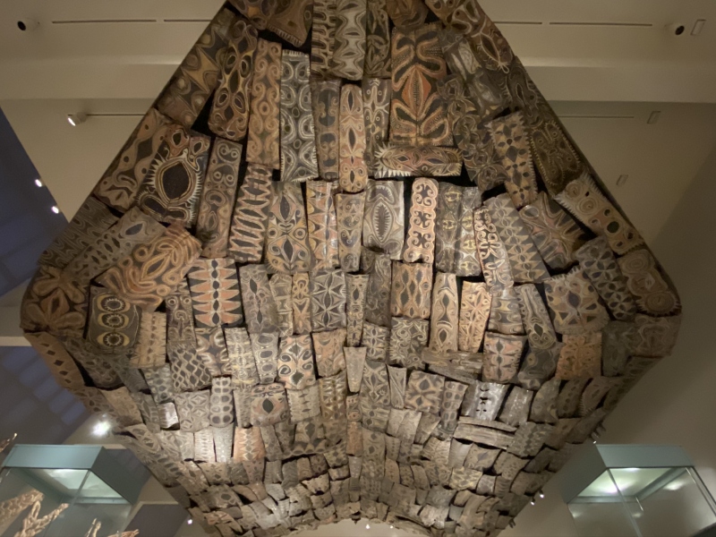 Kwoma ceiling from the Sepik River.