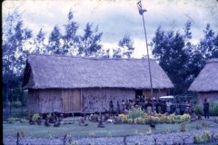 Kimel Malaria Control Base, Mid-Whagi Valley 1967 - note Landrover before change-over to Toyotas