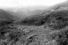 Looking down on Miru village - the first village to cary out an Infant Parasite Survey