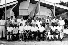 Representatives from Australia, PNG, Indonesia, Solomon Islands and the Philippines (Manilla) at the South West Pacific malaria Conference, Kundiawa, 1969